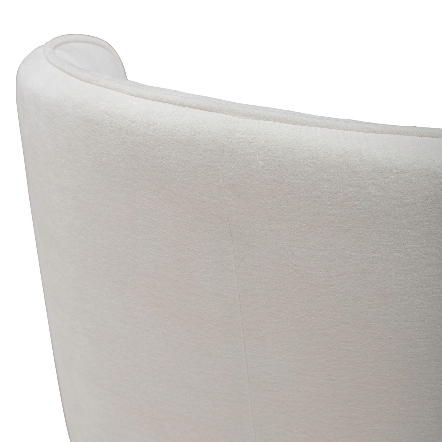 Fabric Accent Dining Chair w/Casters
