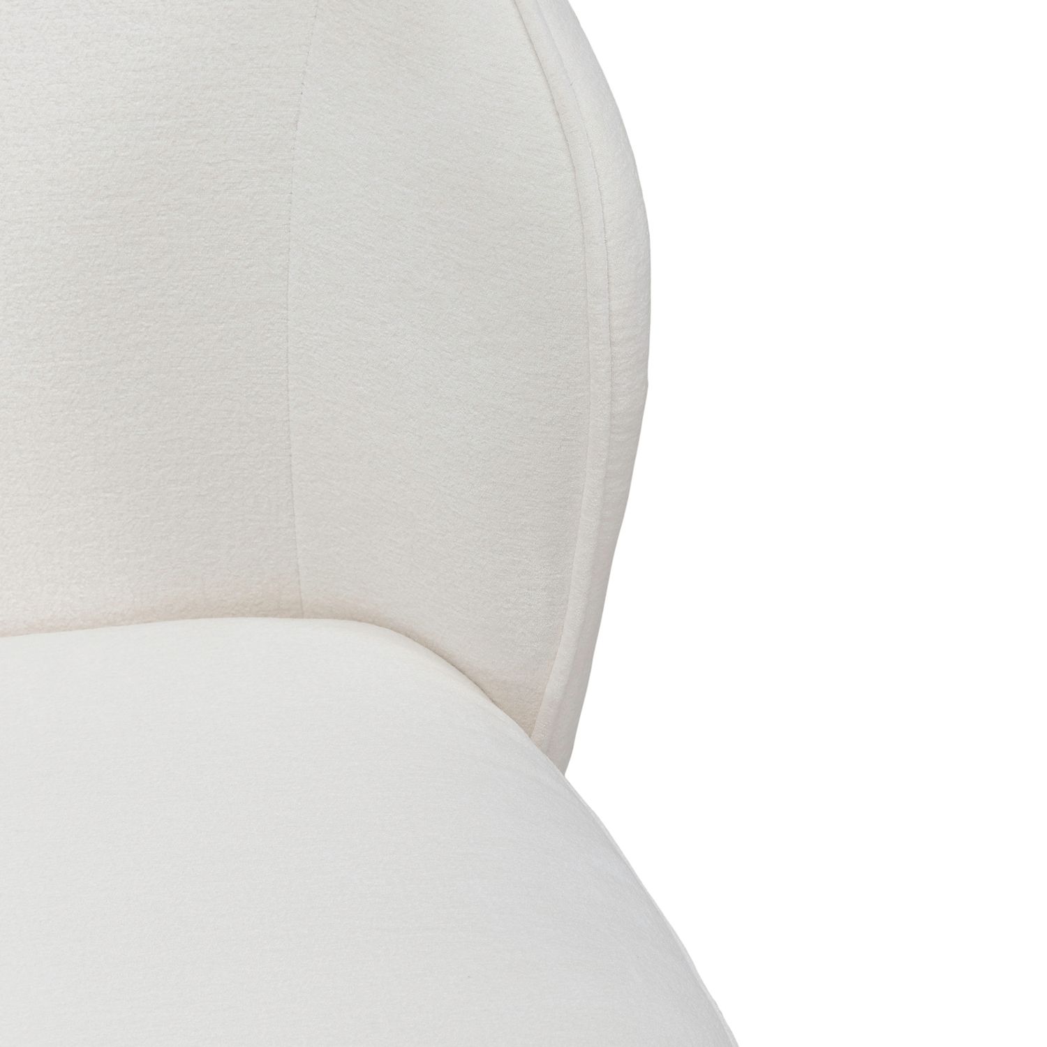 Fabric Accent Dining Chair w/Casters