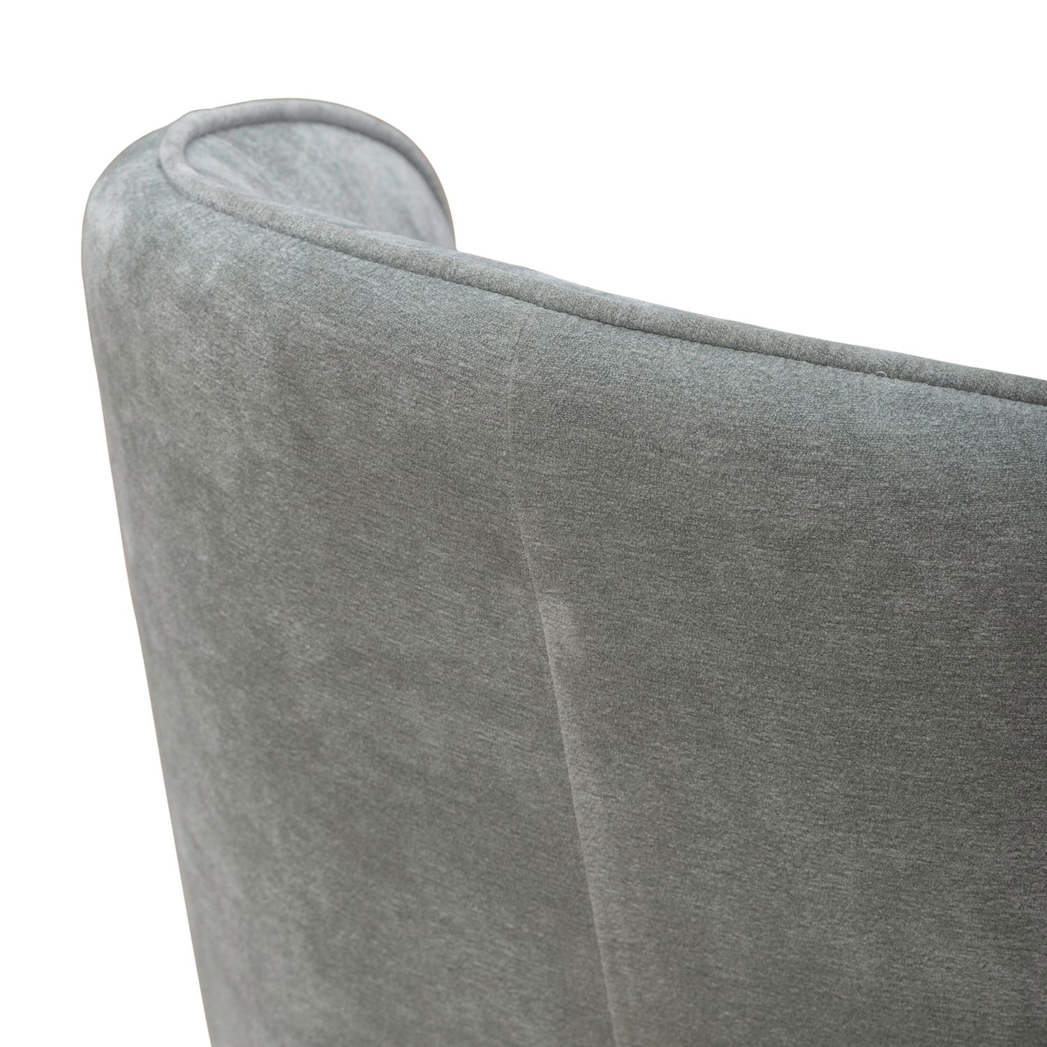 Fabric Accent Dining Chair w/Casters