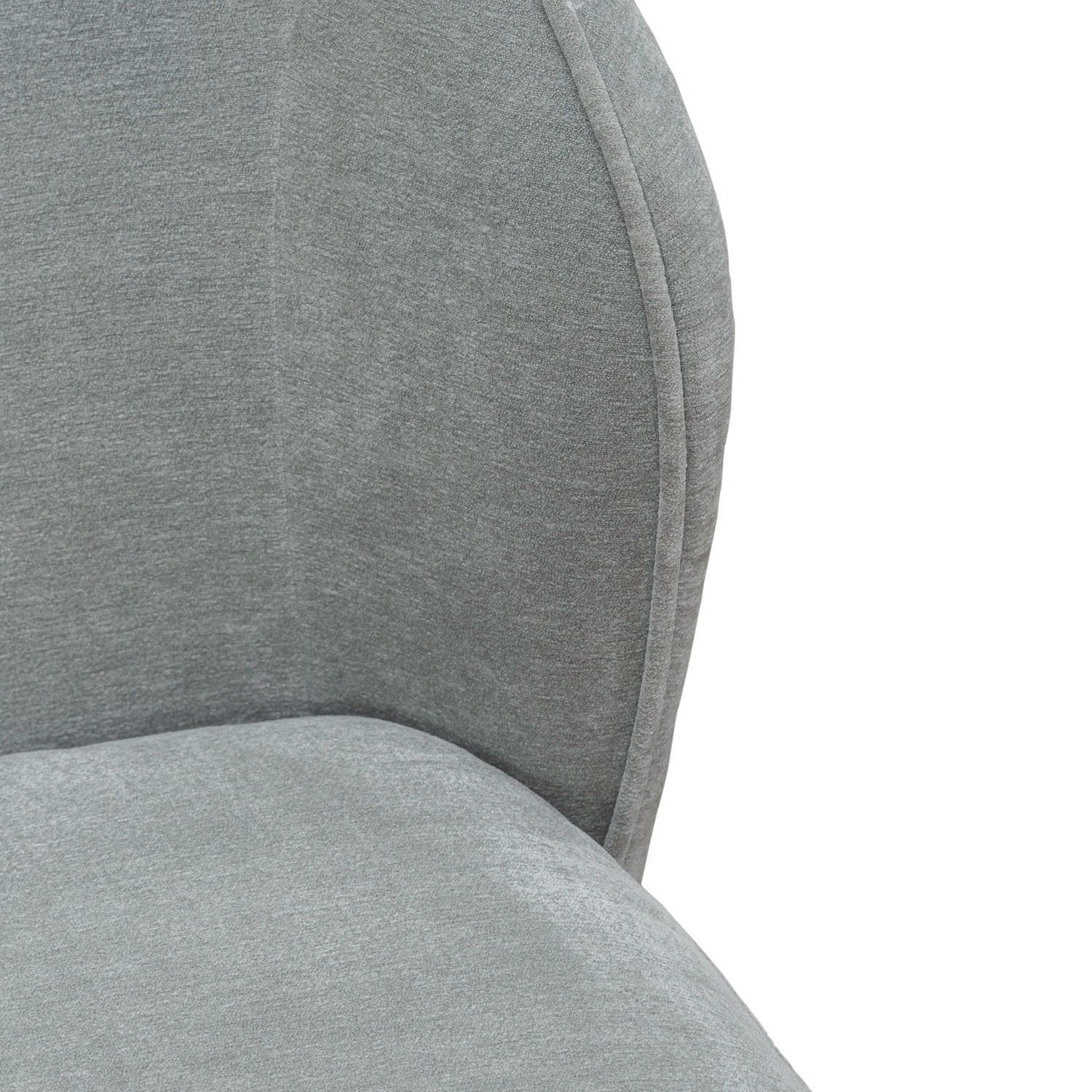 Fabric Accent Dining Chair w/Casters