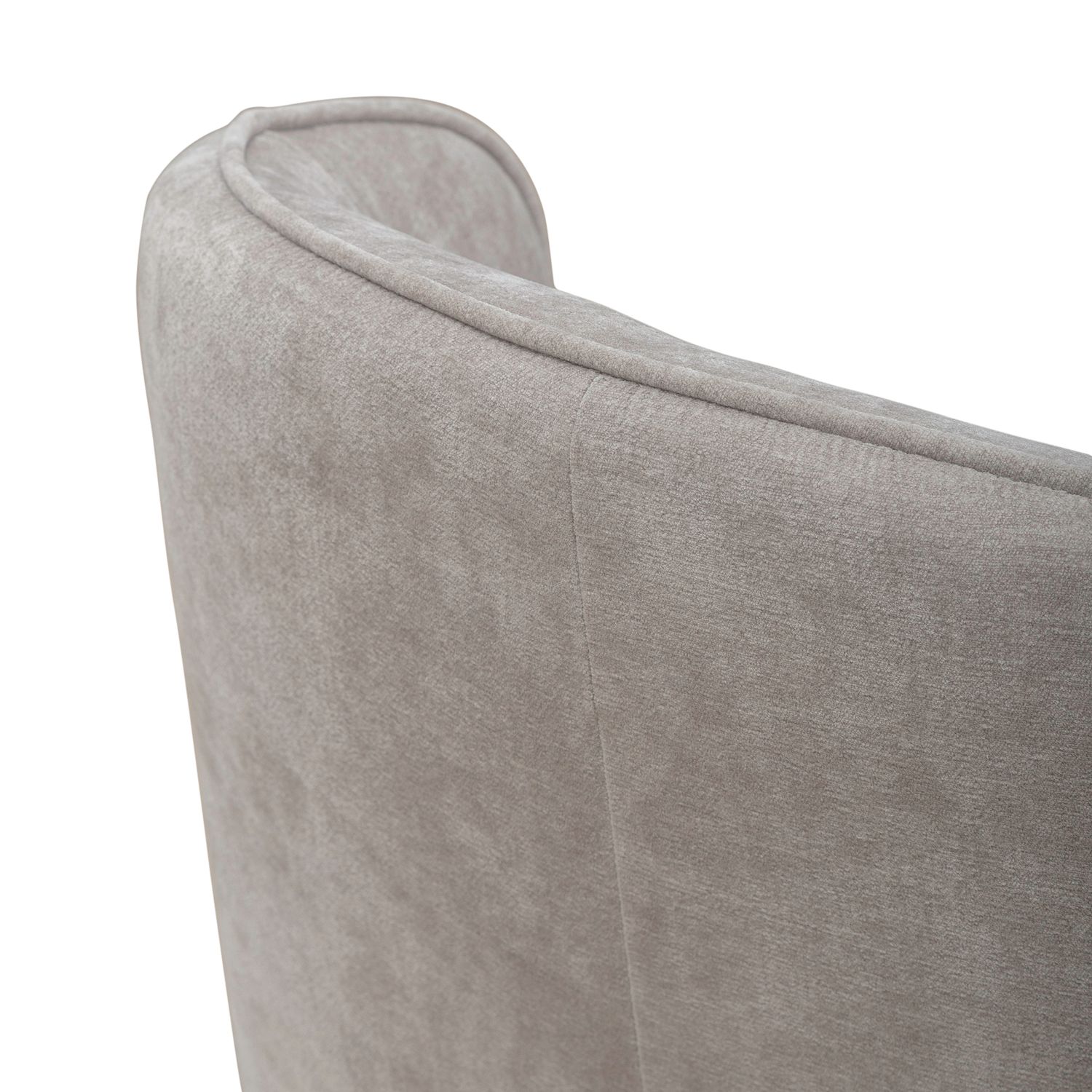 Fabric Accent Dining Chair w/Casters