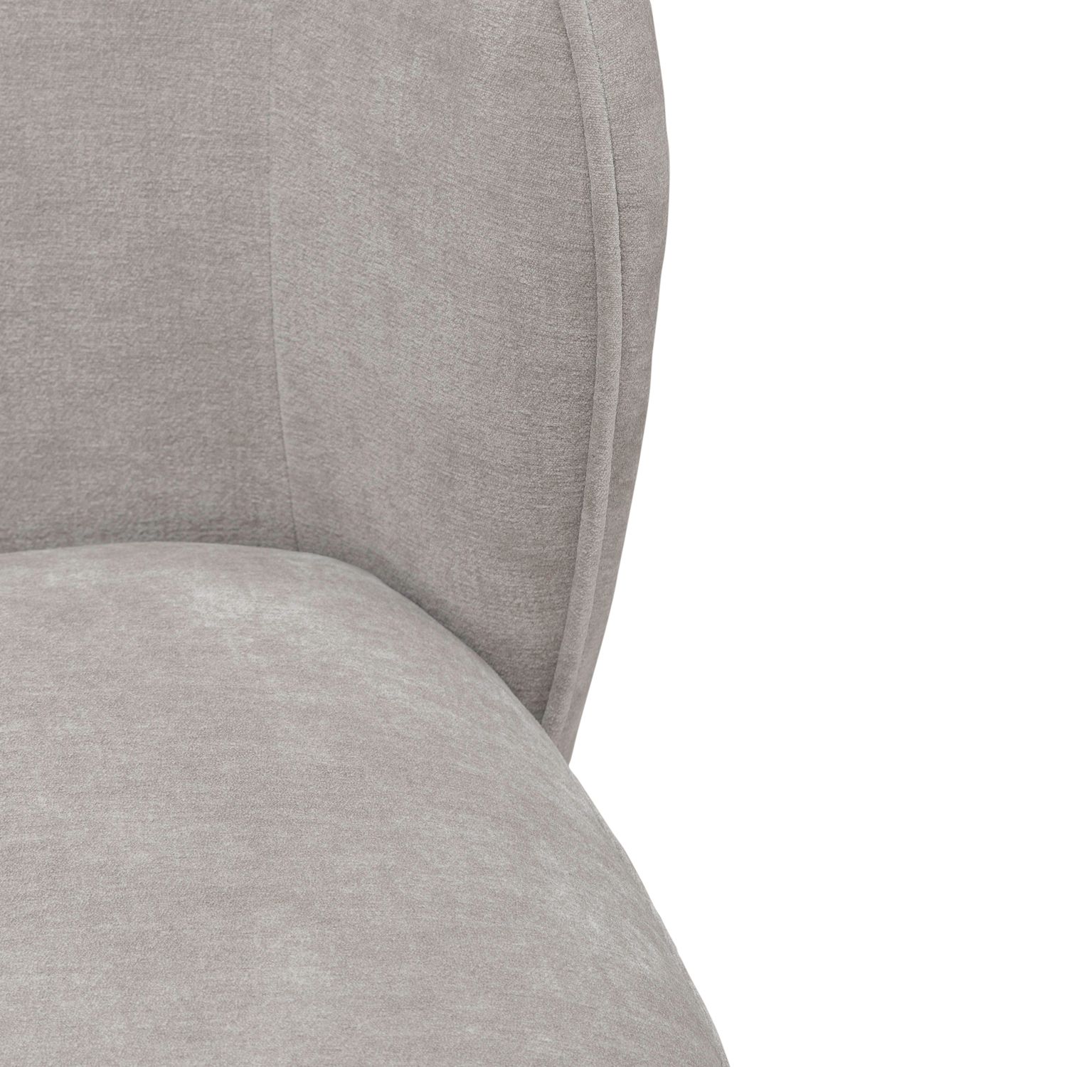 Fabric Accent Dining Chair w/Casters