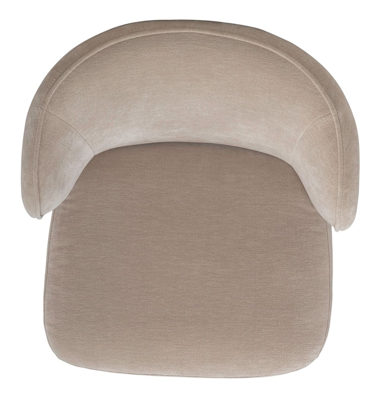 Fabric Accent Dining Chair w/Casters