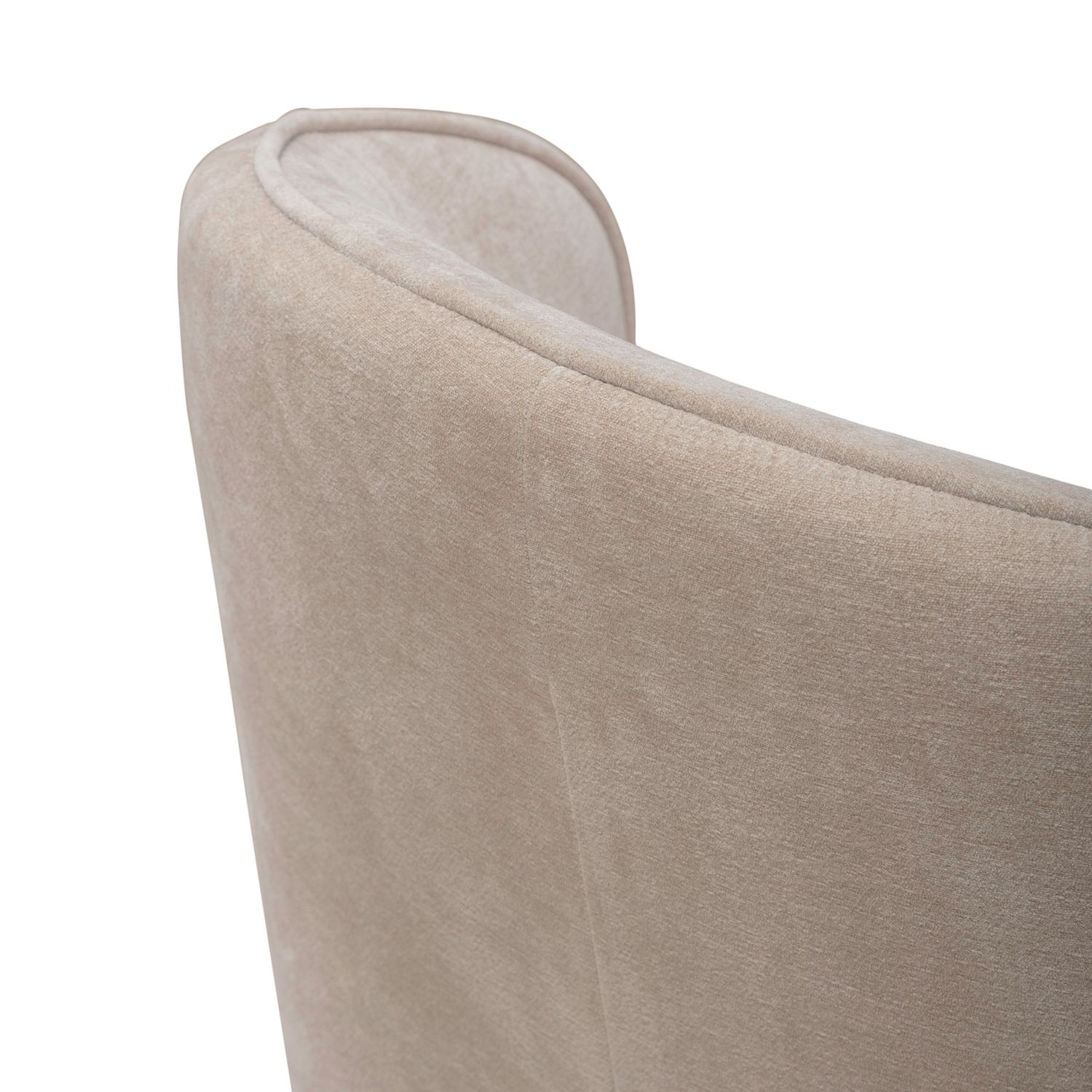 Fabric Accent Dining Chair w/Casters
