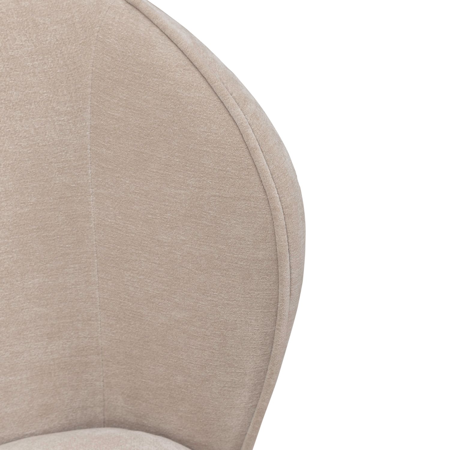Fabric Accent Dining Chair w/Casters