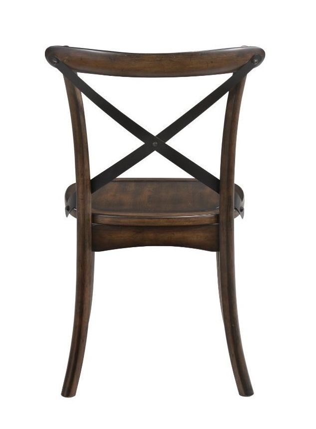 Kaelyn Wood/Metal Dining Side Chair