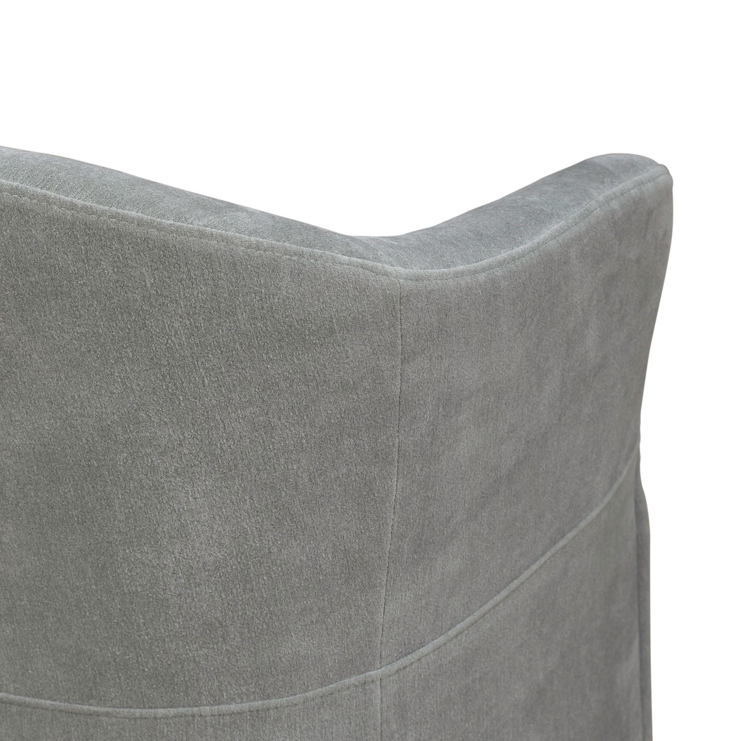 Fabric Accent Dining Arm Chair w/Casters