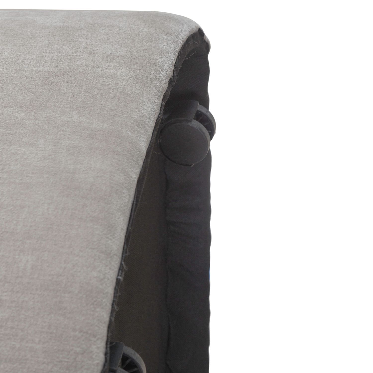 Fabric Accent Dining Arm Chair w/Casters