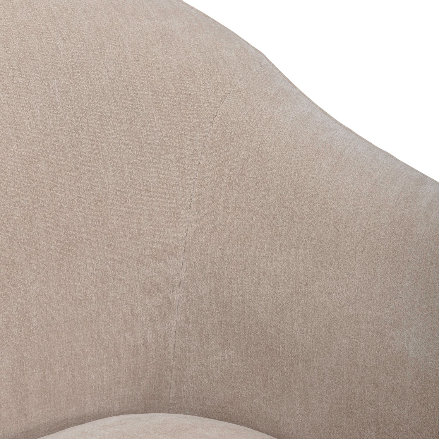 Fabric Accent Dining Arm Chair w/Casters