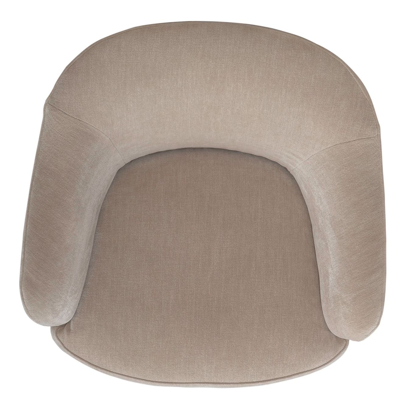 Fabric Accent Dining Arm Chair w/Casters