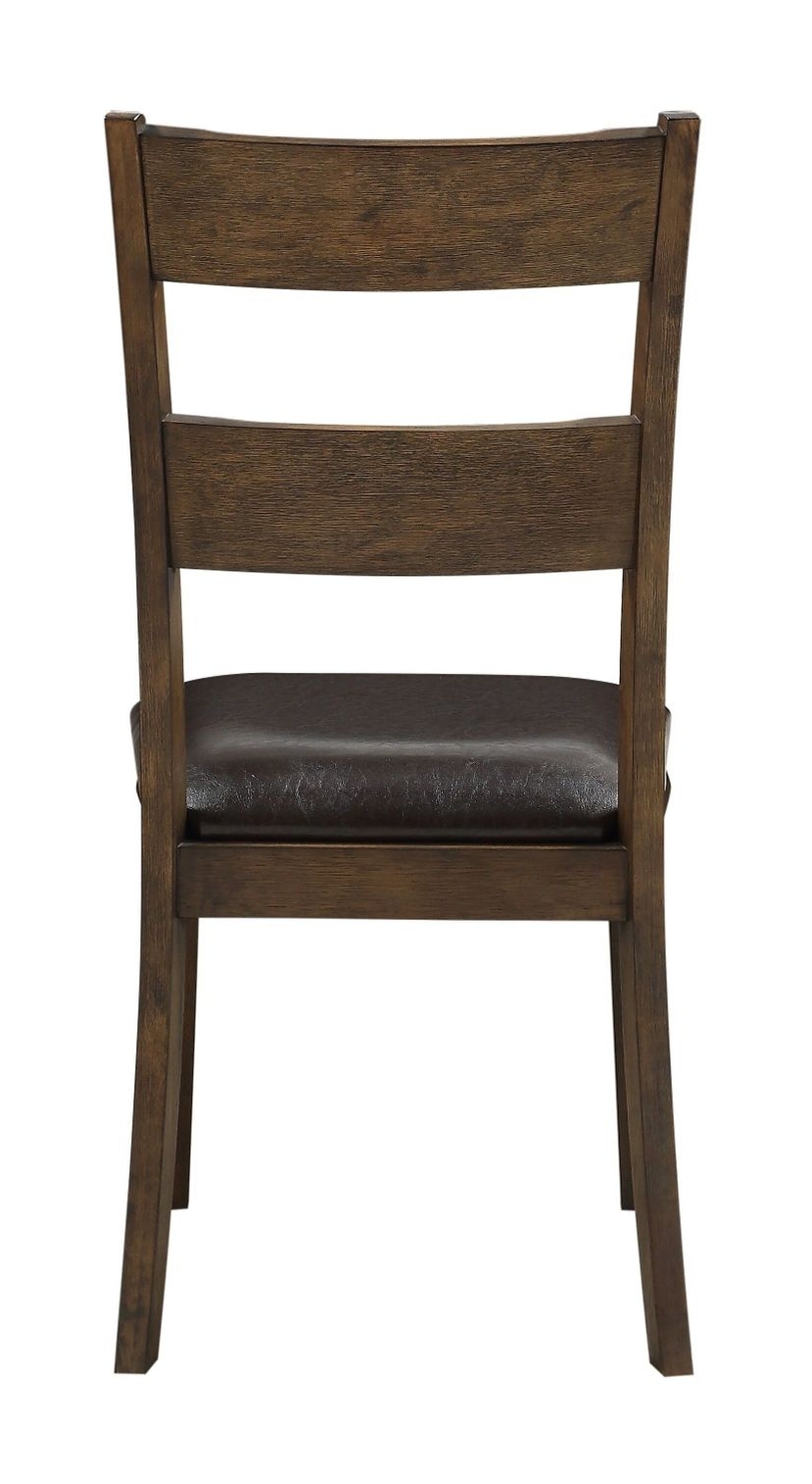 Nabirye Leatherette/Wood Dining Chair