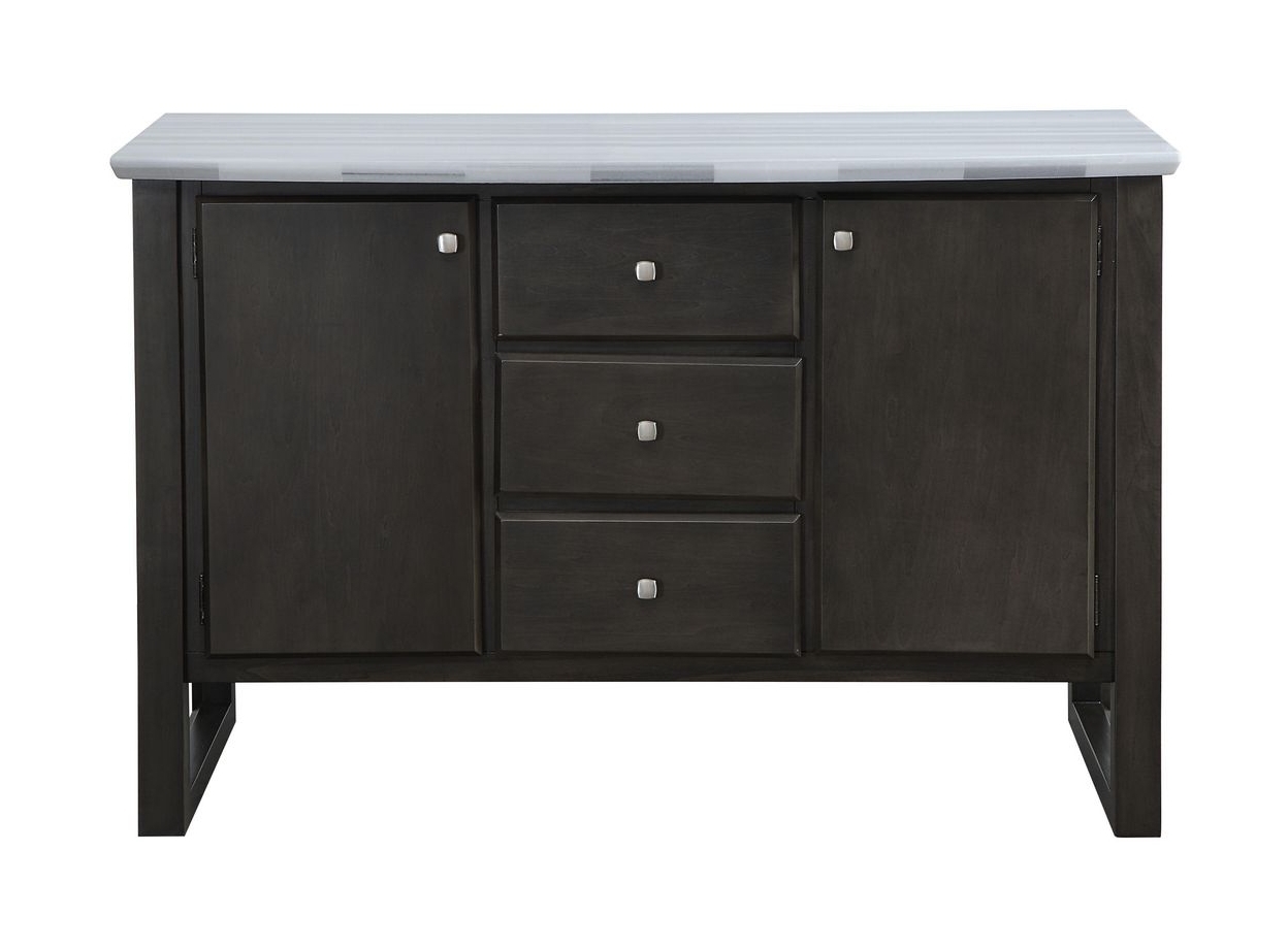 Madan Marble/Wood Buffet Server