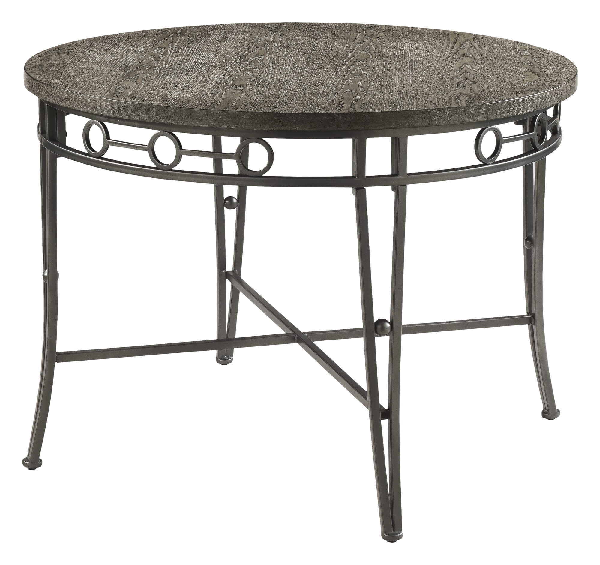 Landis Wood/Metal Round Dining Set