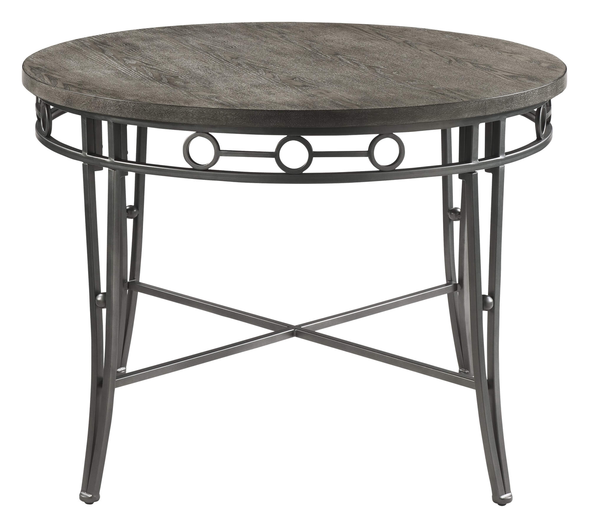 Landis Wood/Metal Round Dining Set