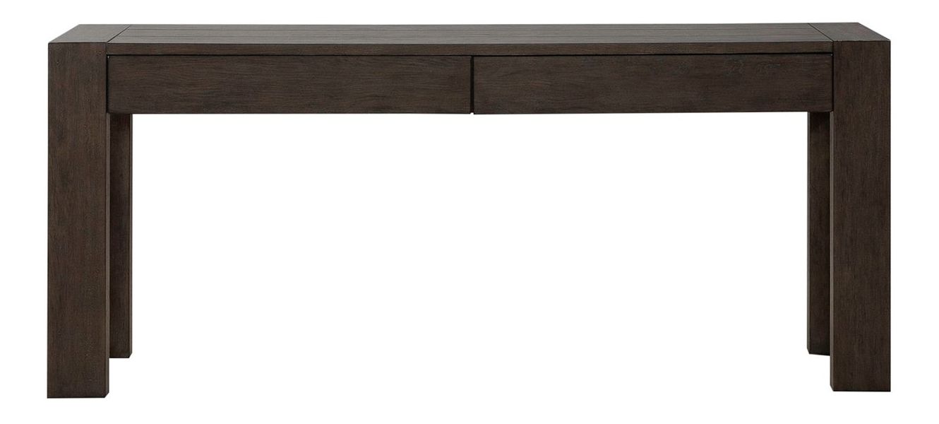 Cascade Falls Rectangular Wood 2-Drawer Accent Console Table