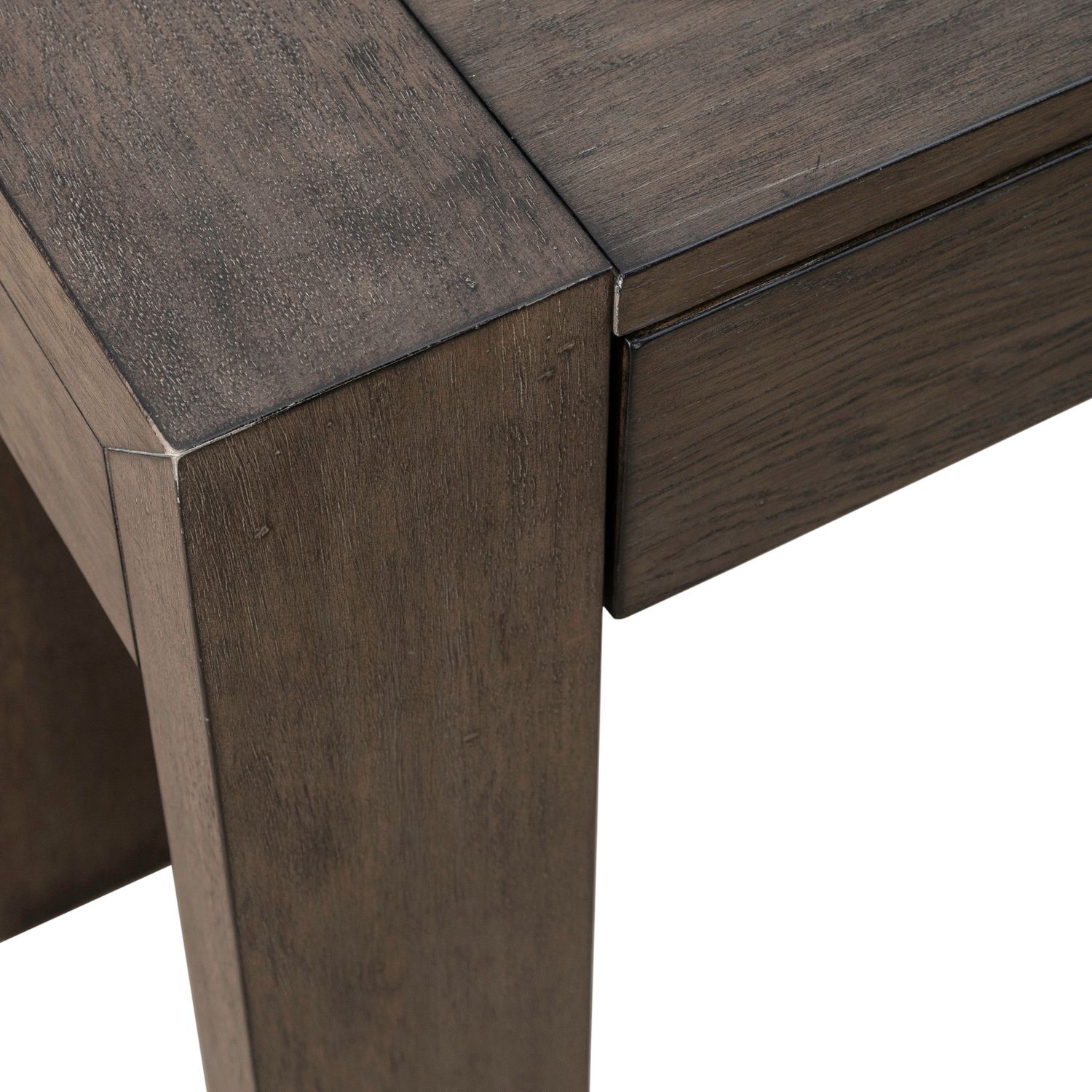 Cascade Falls Rectangular Wood 2-Drawer Accent Console Table