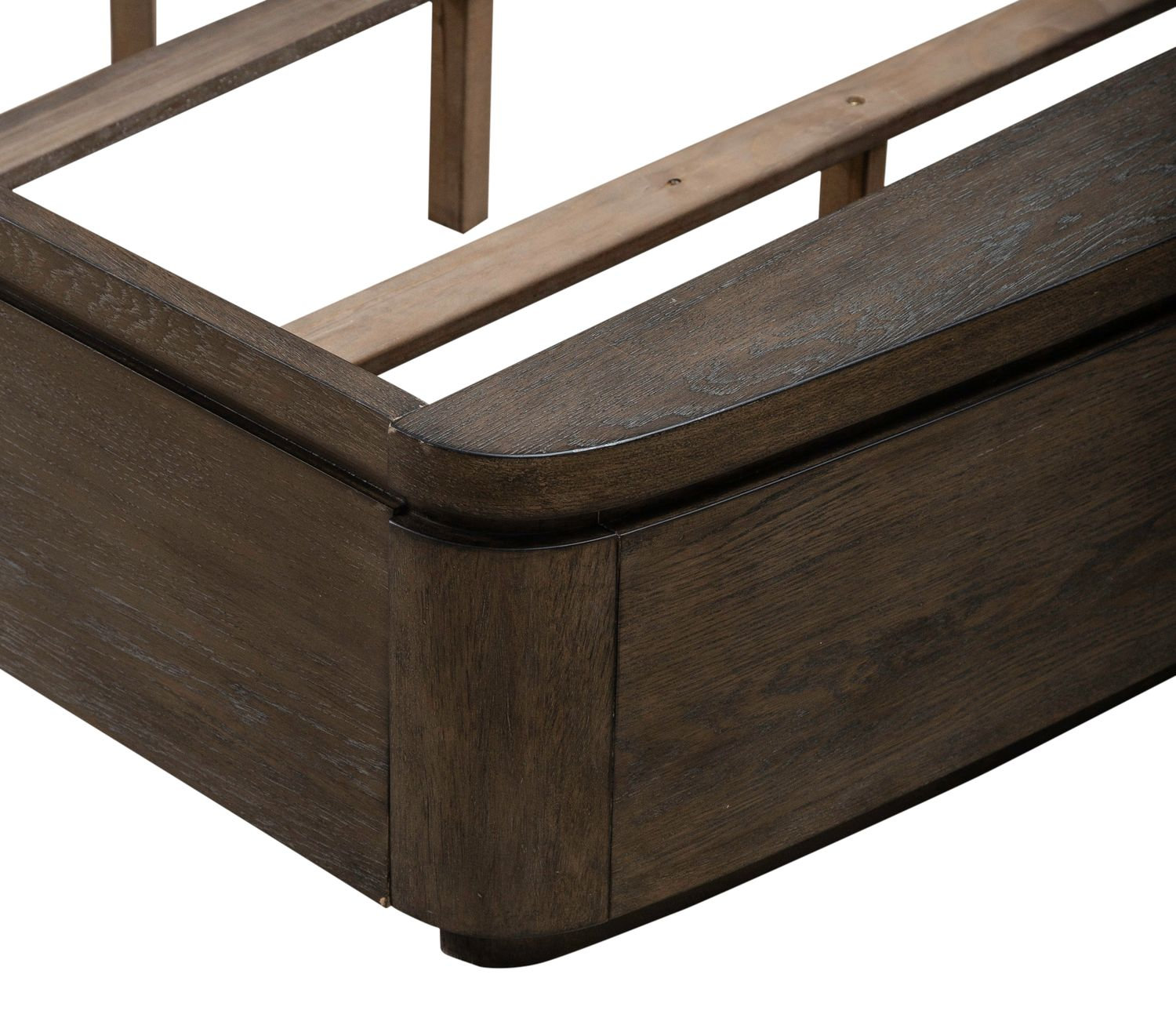 Cascade Falls Wood King Size Panel Bed w/LED Lighting
