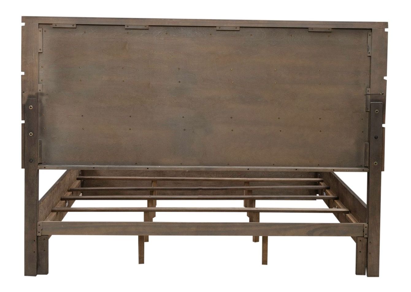 Cascade Falls Wood King Size Panel Bed w/LED Lighting