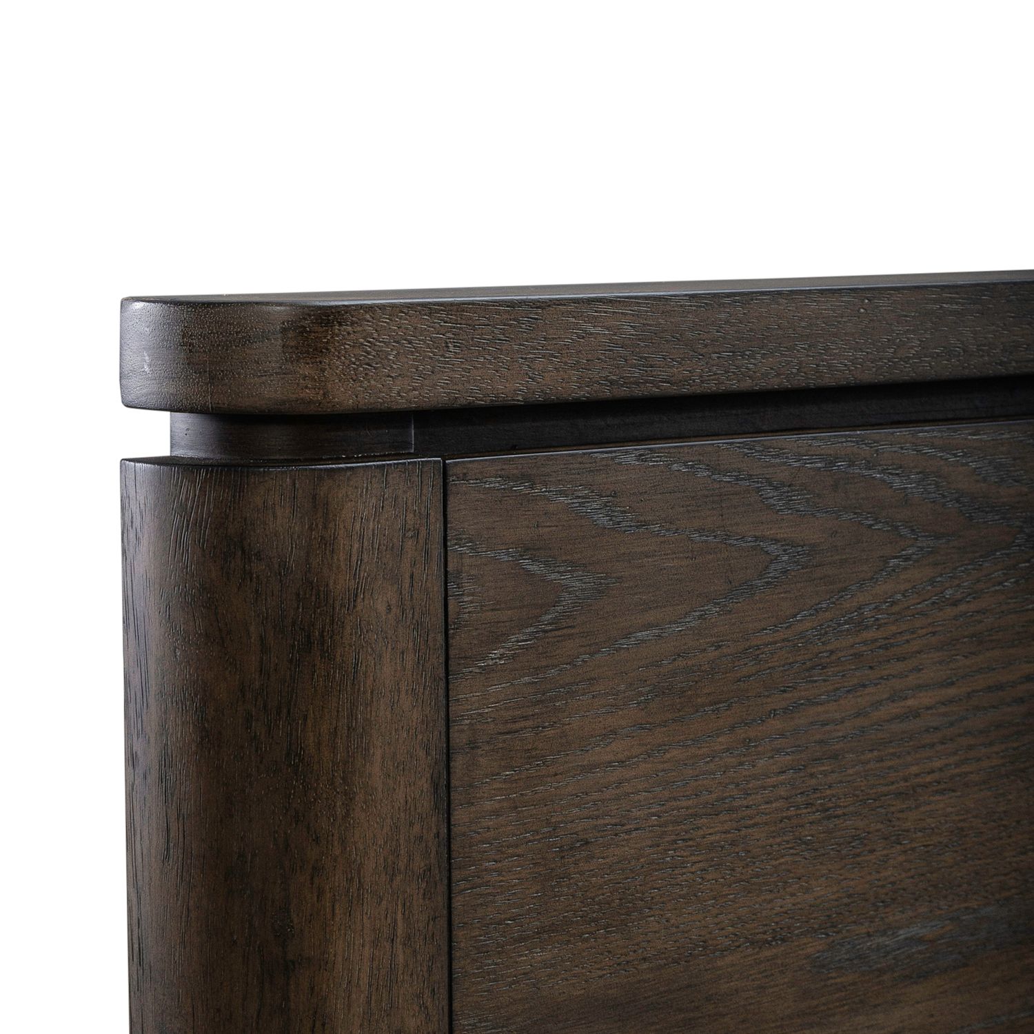 Cascade Falls Wood King Size Panel Bed w/LED Lighting