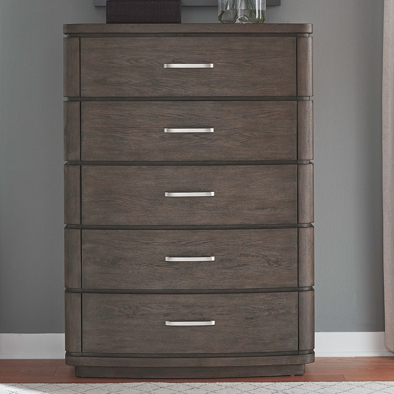 Cascade Falls Wood 5-Drawer Chest