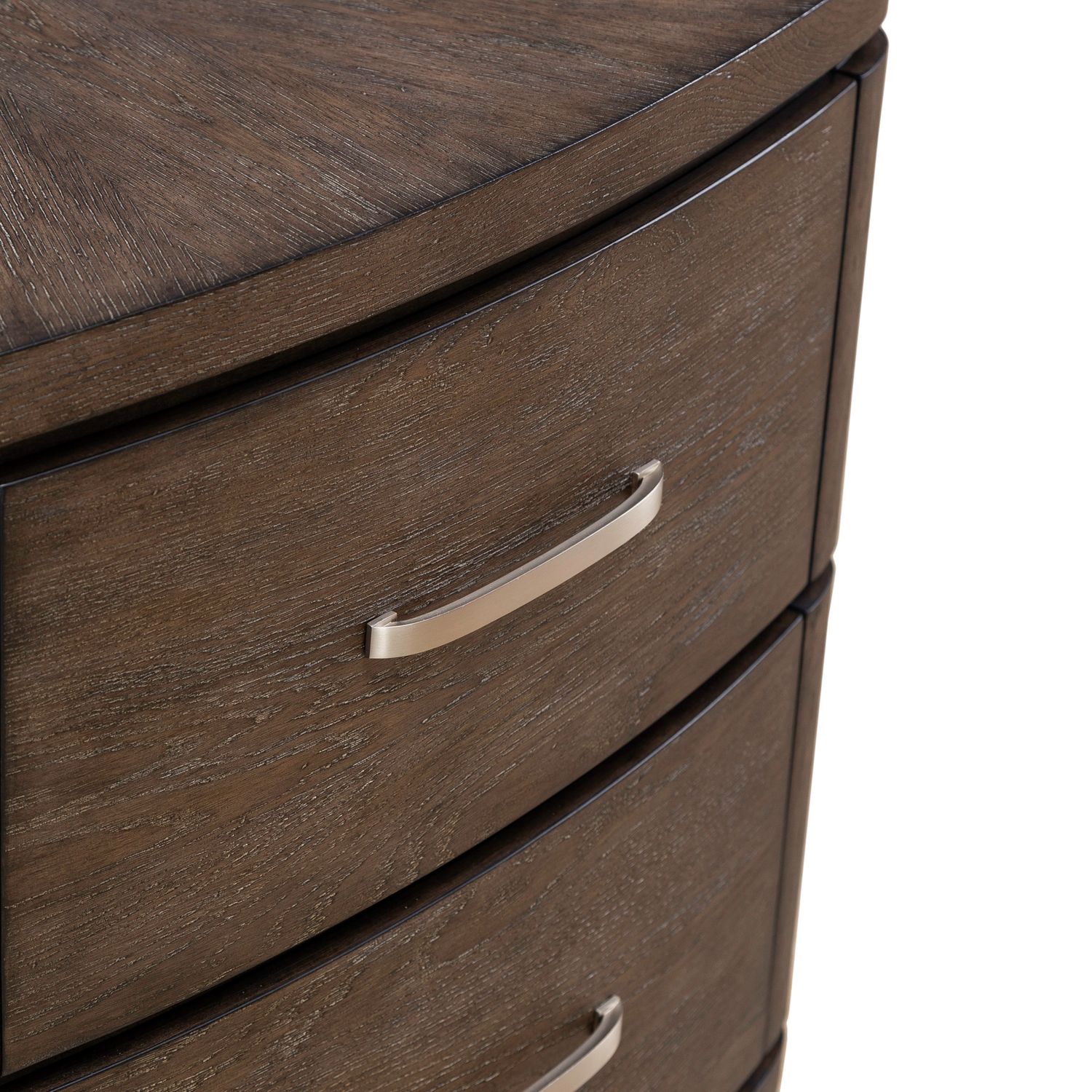 Cascade Falls Wood 2-Drawer Nightstand w/Charging Station