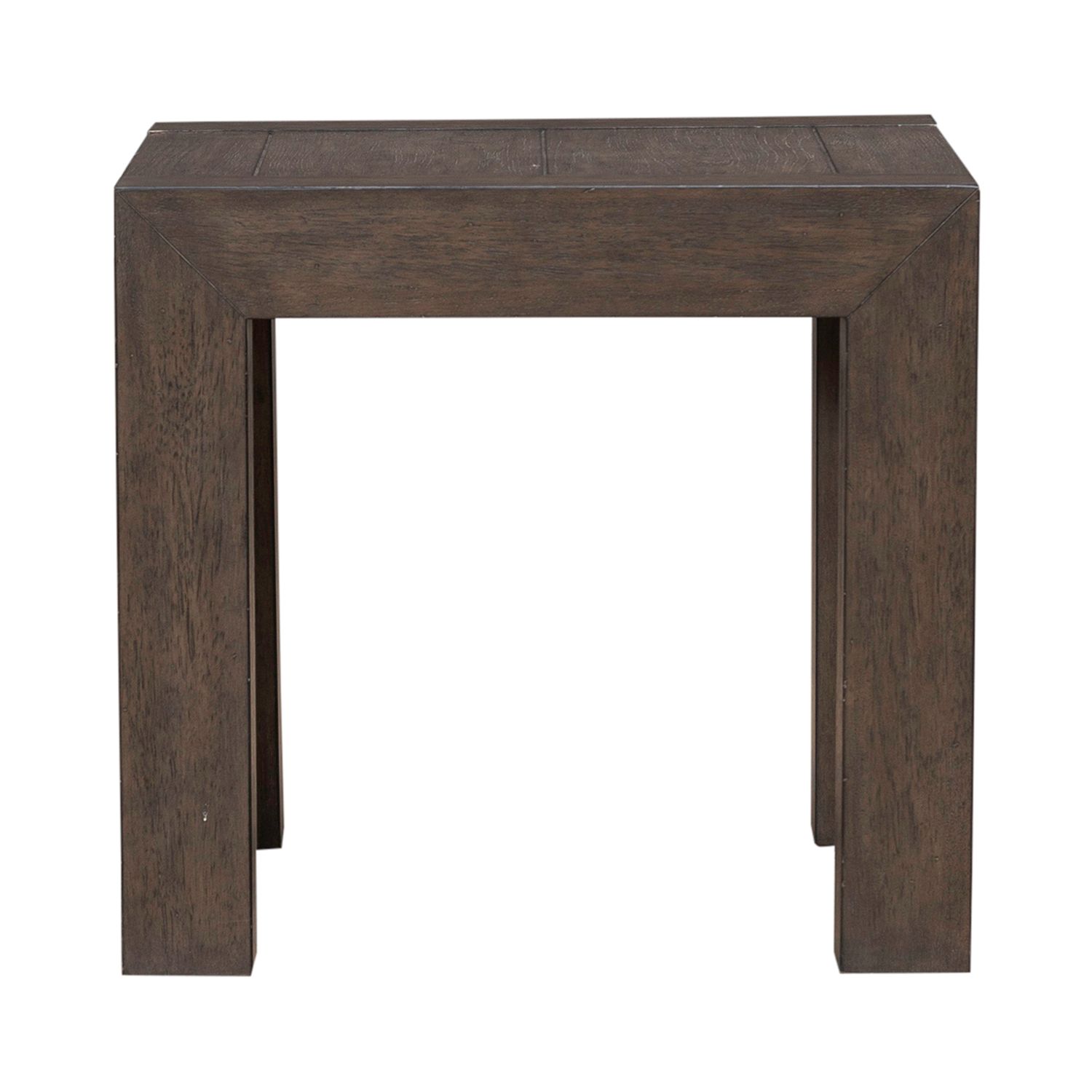 Cascade Falls Square Wood End Table