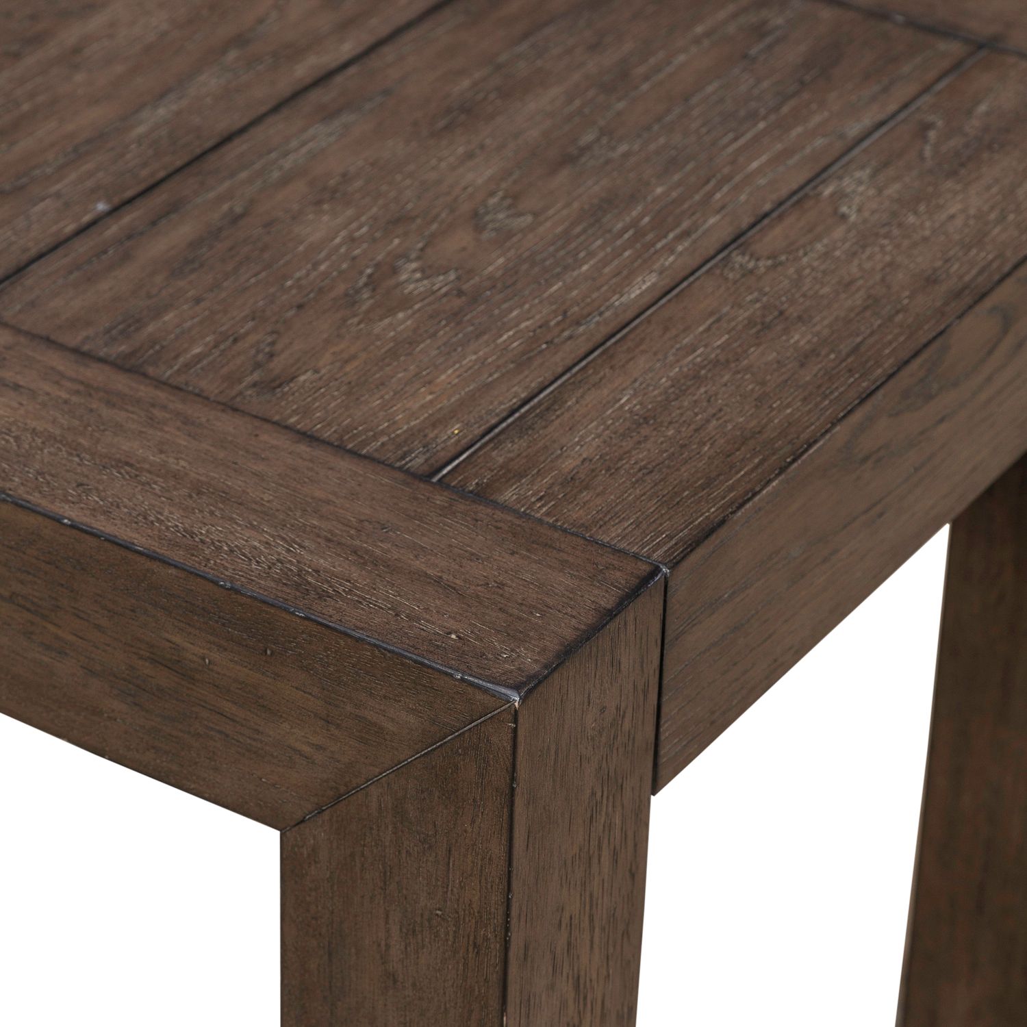 Cascade Falls Square Wood End Table