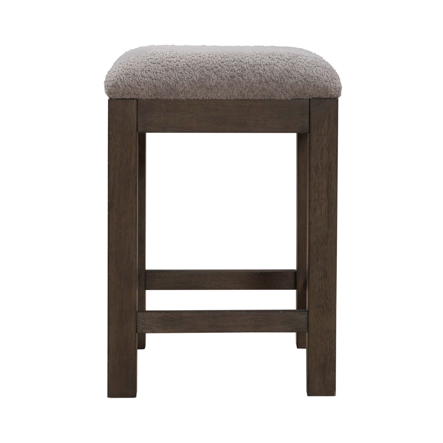 Cascade Falls Boucle/Wood Console Stool