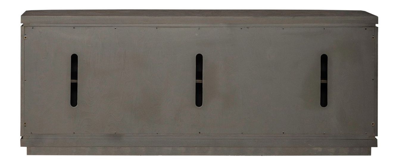Cascade Falls 82-inch Wood 4-Door TV Console