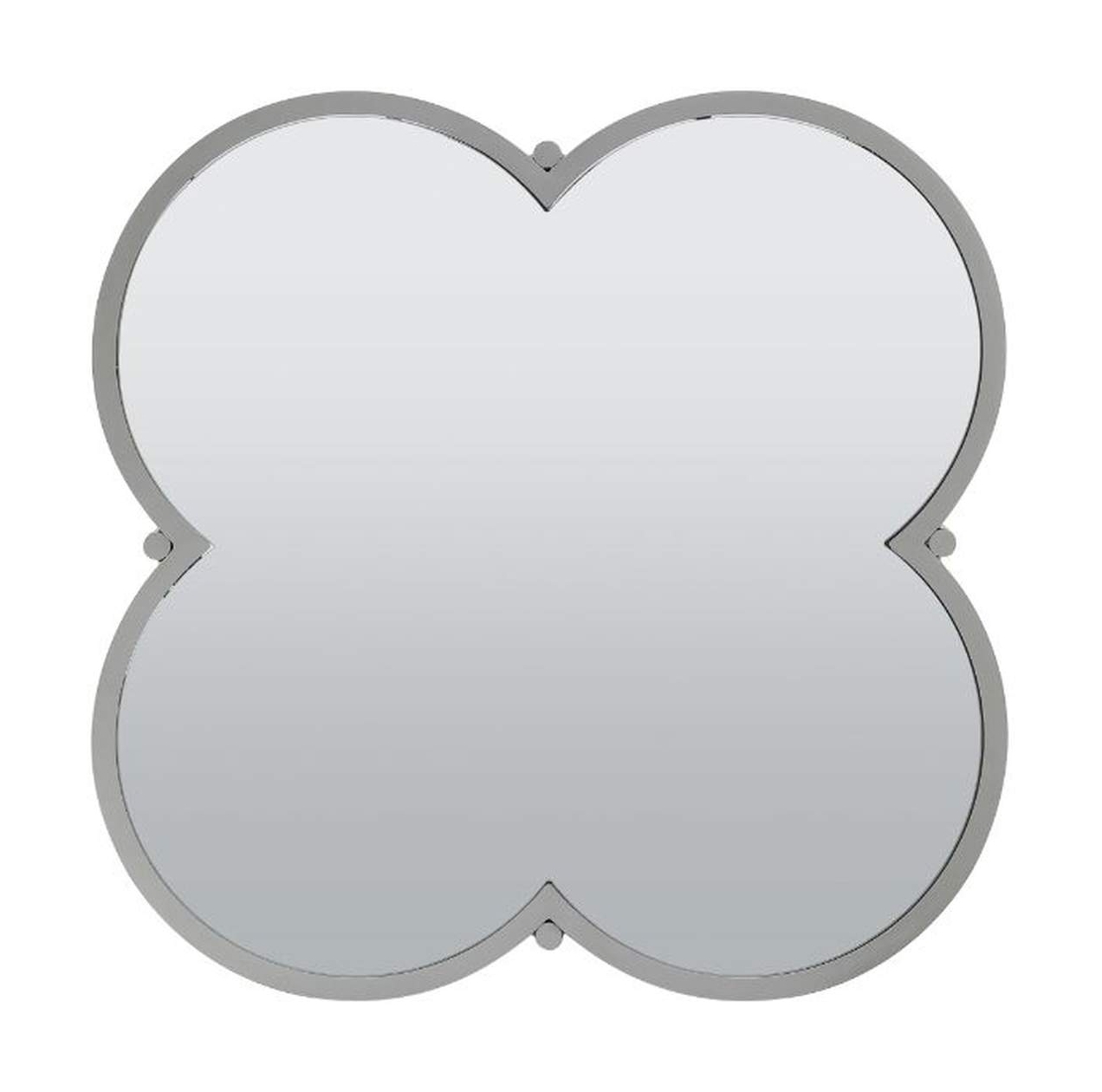 Clover Mirrored/Metal Counter Set