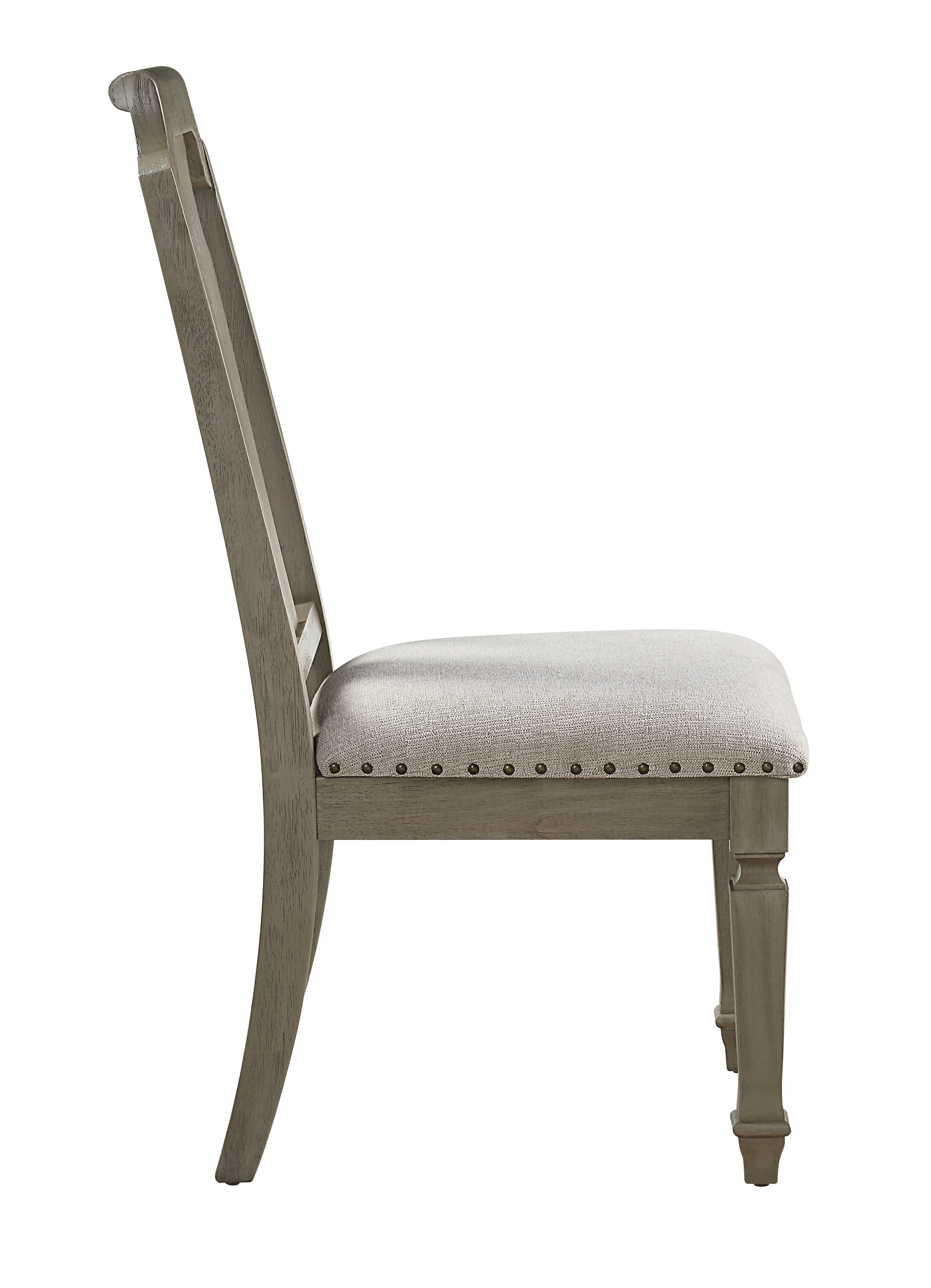 Zumala Fabric/Wood Dining Side Chair
