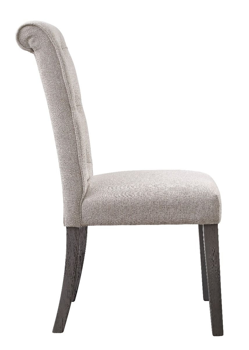 Yabeina Fabric/Wood Dining Side Chair