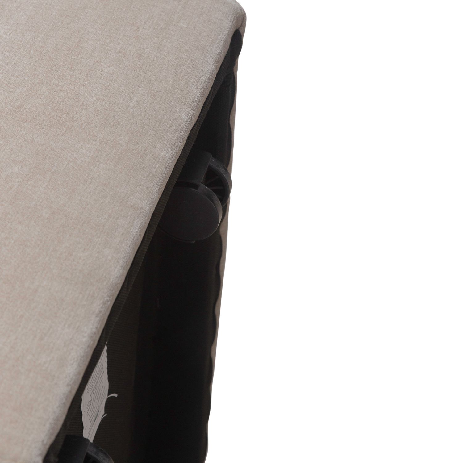 Fabric Accent Dining Side Chair w/Casters