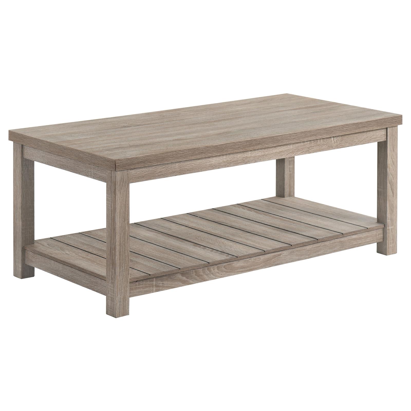 Bairn Wood Veneer 3-piece Occasional Set with Open Shelves