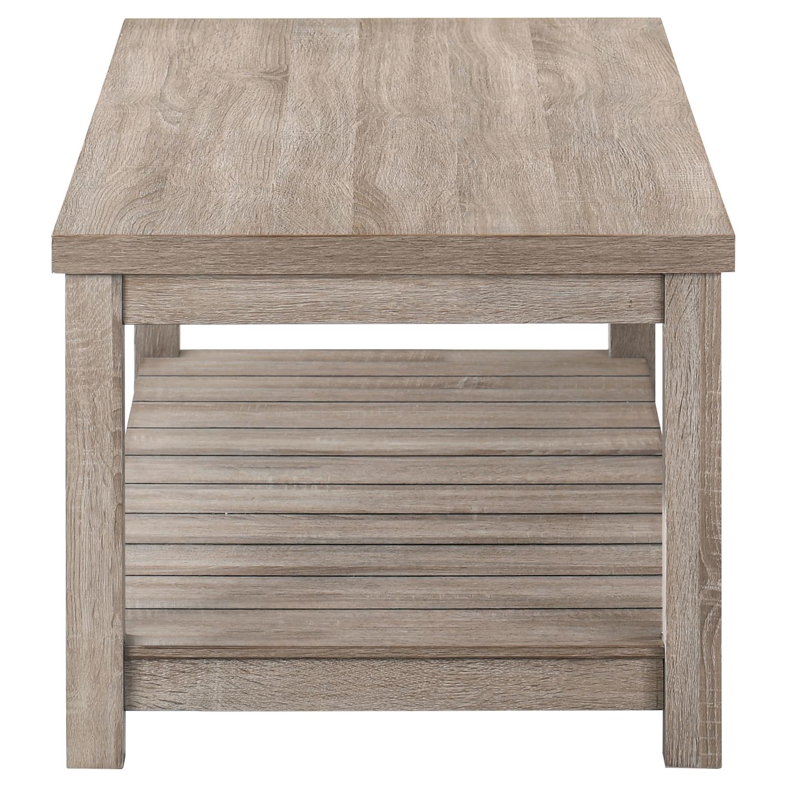 Bairn Wood Veneer 3-piece Occasional Set with Open Shelves