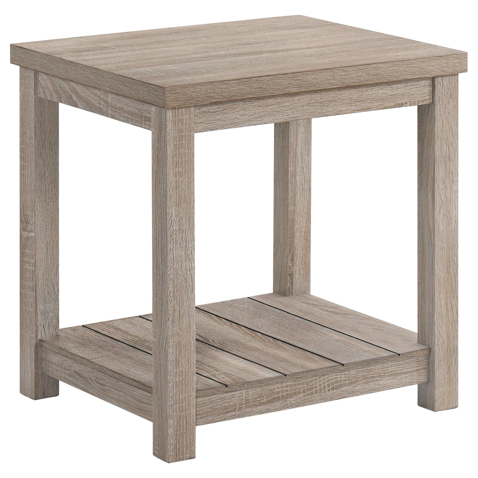 Bairn Wood Veneer 3-piece Occasional Set with Open Shelves
