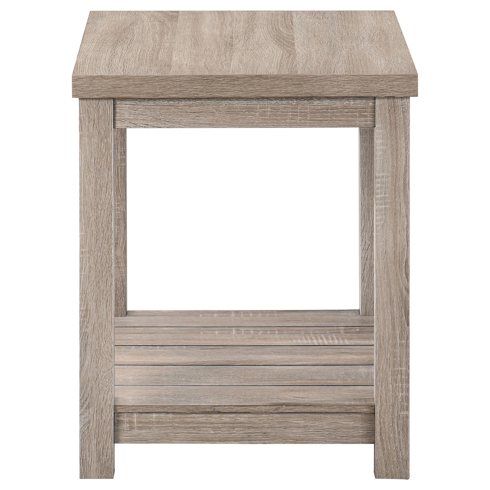 Bairn Wood Veneer 3-piece Occasional Set with Open Shelves