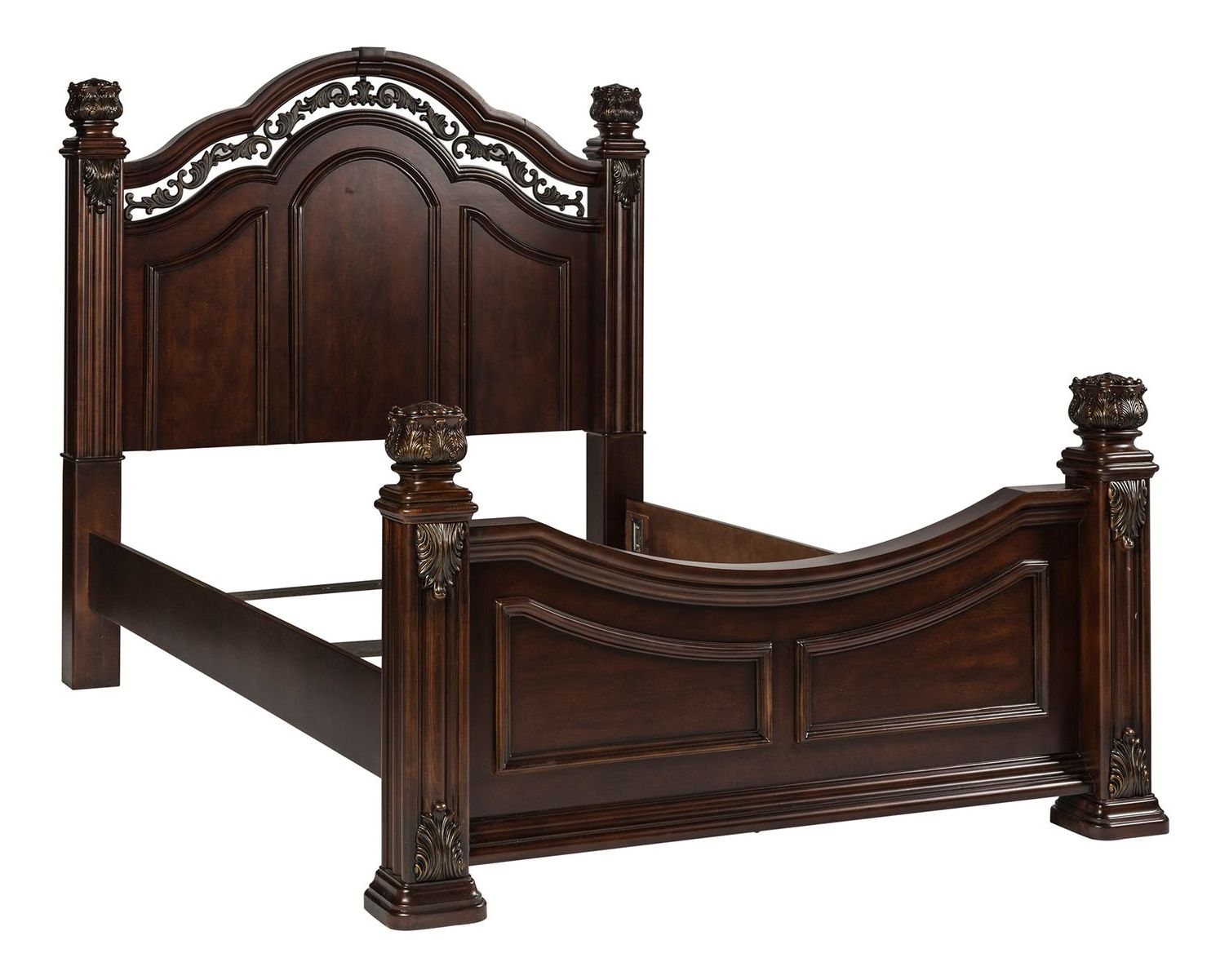 Messina Estates Wood Poster Bedroom Set | Cognac | Liberty