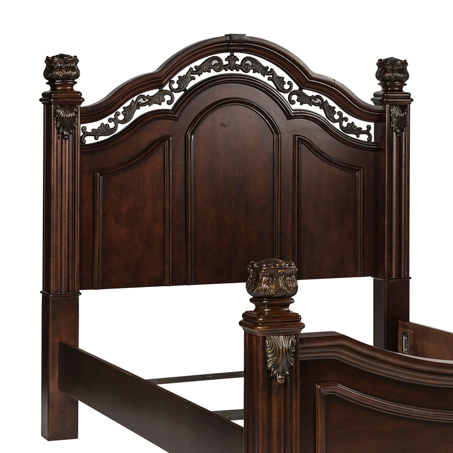 Messina Estates Wood Poster Bed | Cognac Finish | Liberty
