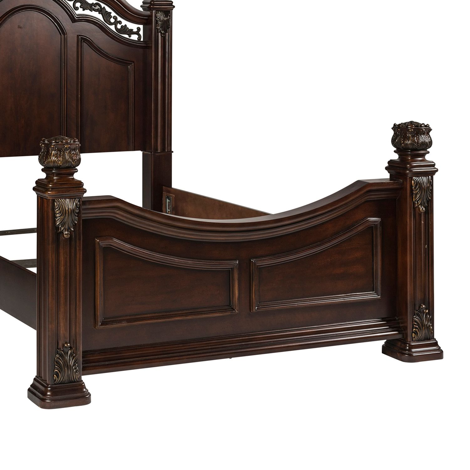 Messina Estates Wood Poster Bedroom Set | Cognac | Liberty