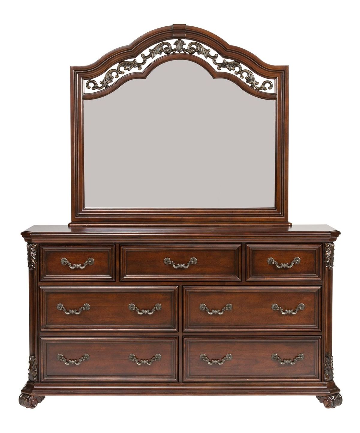 Messina Estates Arched Wood Mirror