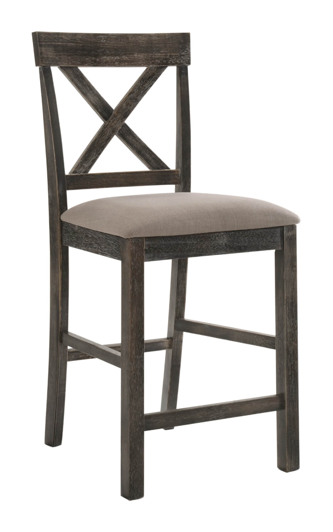 Martha II Fabric/Wood Counter Chair