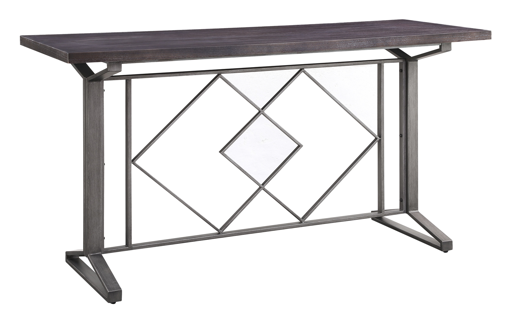 Evangeline Wood/Fabric/Metal Rectangular Counter Set