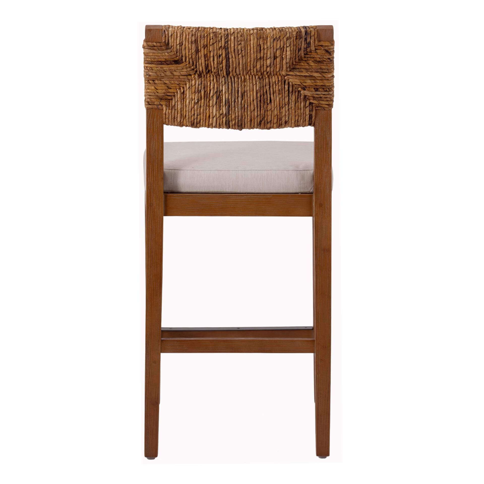 Lyon Abaca Fabric Counter Stool