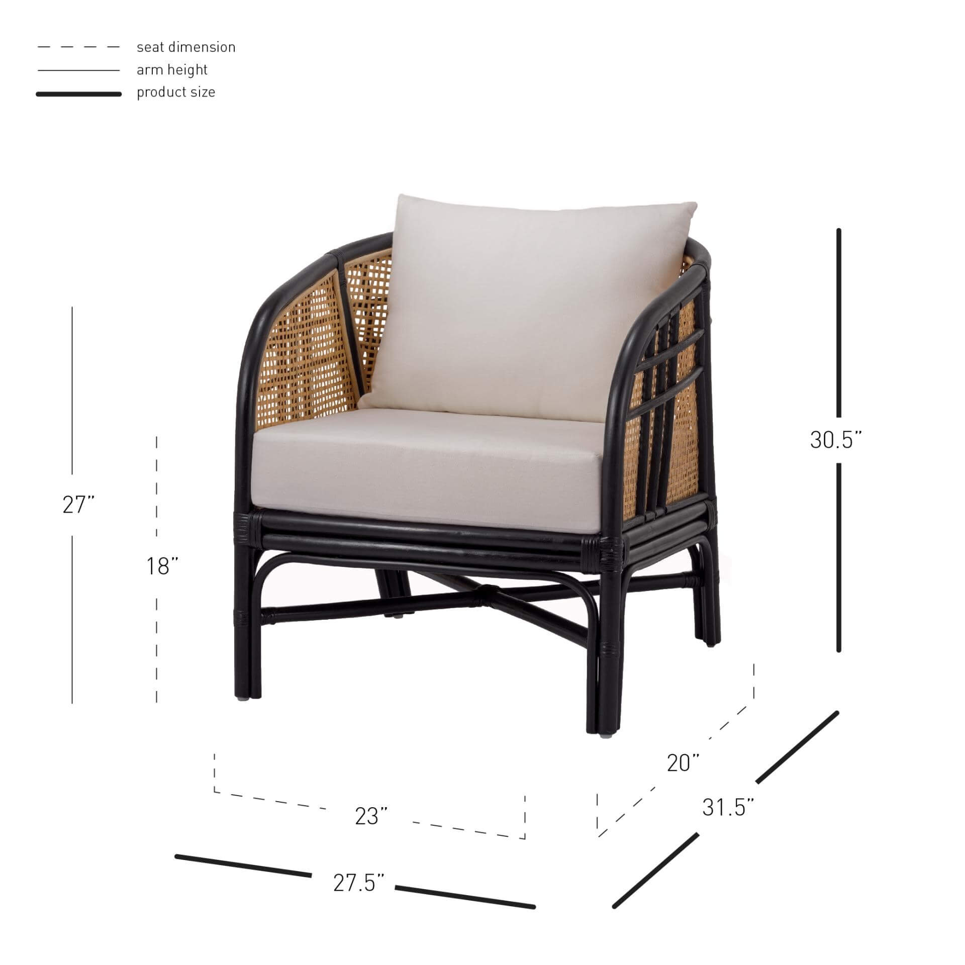 Ferrara Fabric Accent Chair