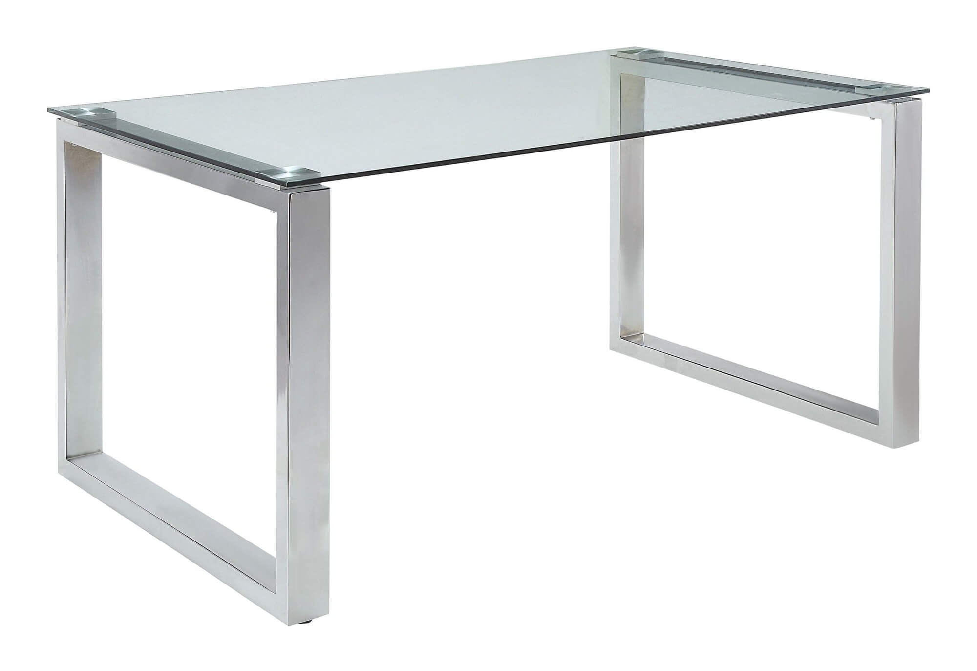 Abraham Glass/Metal Rectangular Dining Set