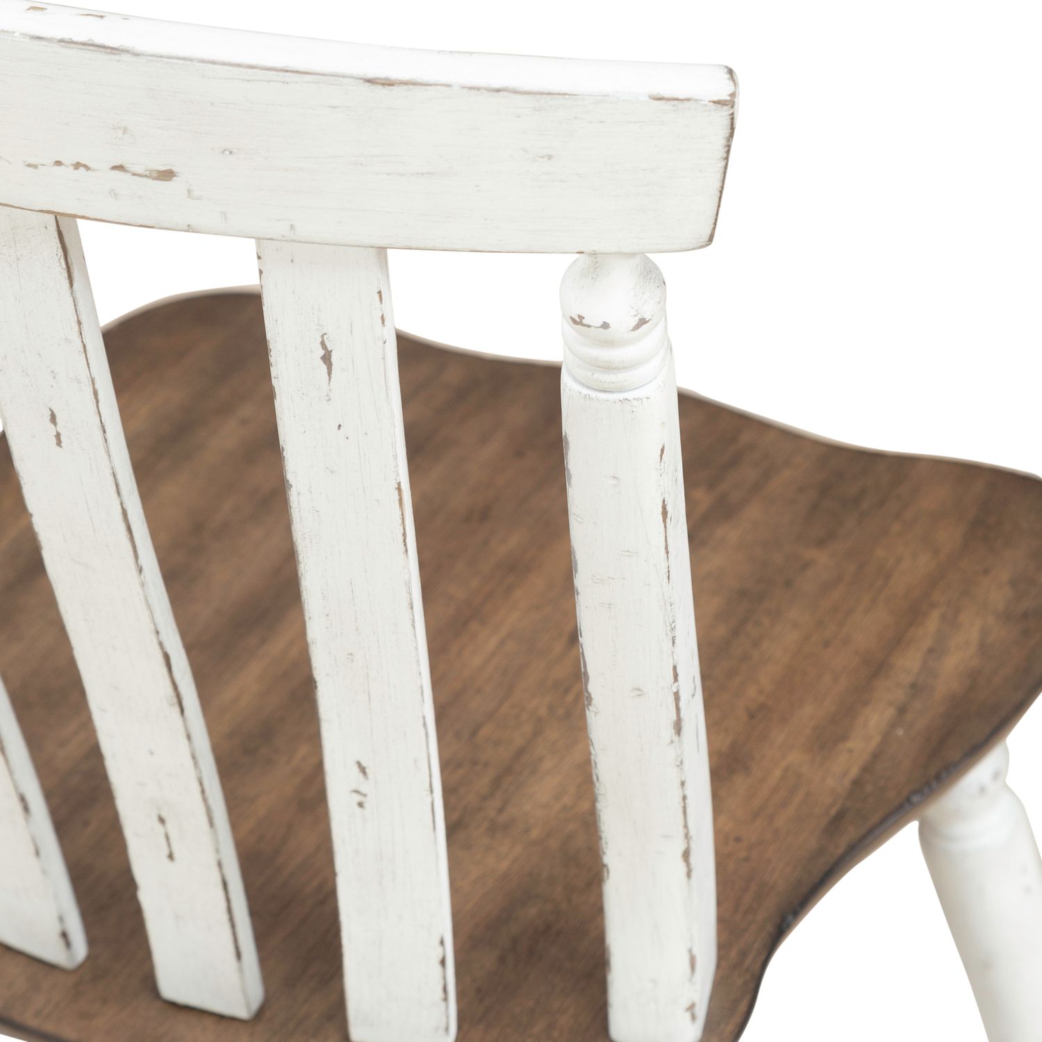 Al Fresco Wood Slat Back Side Chair