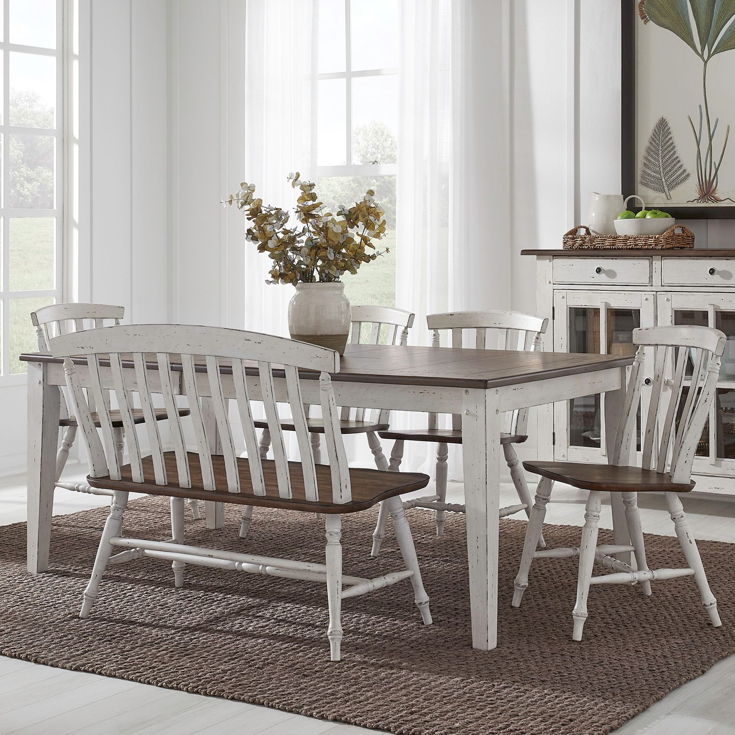 Al Fresco Rectangular Wood Extendable Dining Table