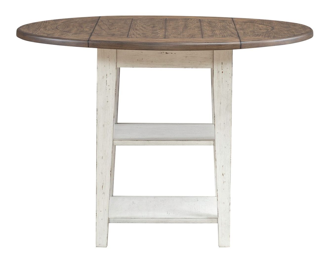 Al Fresco Round Drop Leaf Dining Set – Wood Table & Chairs
