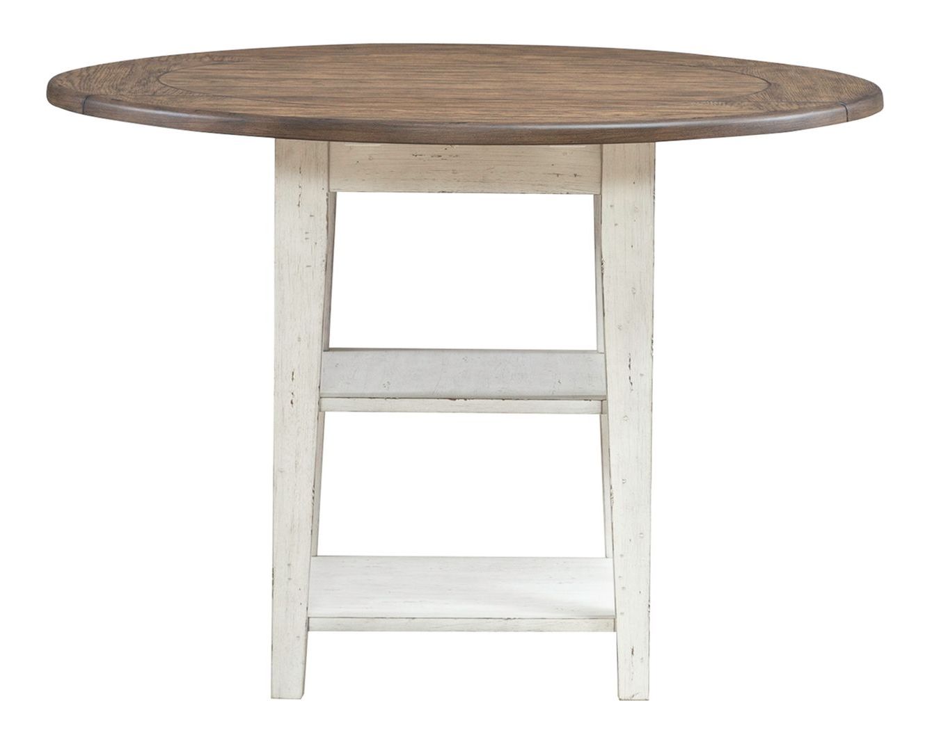 Al Fresco Round Drop Leaf Dining Set – Wood Table & Chairs